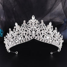 Charger l&#39;image dans la galerie, Luxury Crystal Wedding Headpiece Rhinestone Crown Hair Accessories bc22 - www.eufashionbags.com