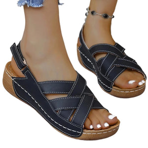 Women Sandals Summer Shoes For Women Wedges Heels Sandals 2024 Trend Summer Sandals Platform Wedge Heeled Zsandalias Mujer