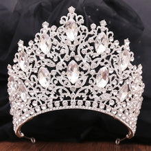 画像をギャラリービューアに読み込む, Luxury Forest Crystal Rhinestone Crown Wedding Tiaras Hair Accessories a34