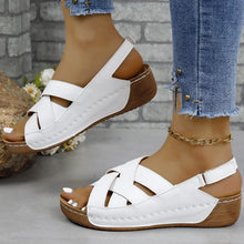 Carica l&#39;immagine nel visualizzatore di Gallery, Women Sandals Summer Shoes For Women Wedges Heels Sandals 2024 Trend Summer Sandals Platform Wedge Heeled Zsandalias Mujer