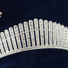 画像をギャラリービューアに読み込む, Luxury Sparkling Geometric Wedding Hair Accessories Crystal Tiaras Crown a58
