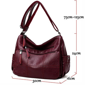 High Quality Leather Handbags Women Bags Luxury Designer Shoulder Crossbody Hand Bags for Women 2024 Purses and Handbags