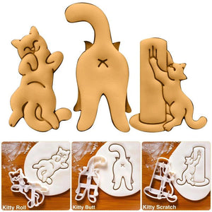 Stainless Steel Christmas Cookie Cutters Set Mold Gingerbread House Mould Xmas Tree Baking Accessories - www.eufashionbags.com