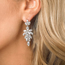 Laden Sie das Bild in den Galerie-Viewer, Luxury Bridal Earrings Bling Bling Marquise Crystal Cubic Zirconia Dangle Earrings Aesthetic Jewelry