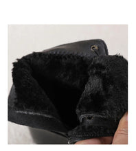 Charger l&#39;image dans la galerie, Winter Women Shoes Woman Genuine Leather Wedges Snow Boots q155