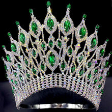 Carica l&#39;immagine nel visualizzatore di Gallery, Luxury Miss Universe Wedding Crown Queen Rhinestone Tiara Party Hair Jewelry y97