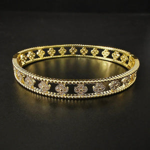 Trendy Gold/silver Color Bracelet Bangle for Women Valentine's Day Gift n20
