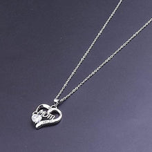 Cargar imagen en el visor de la galería, Fashion Heart Shape Zirconia Love Pendant Necklace for Anniversary Gift hn01 - www.eufashionbags.com