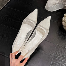 画像をギャラリービューアに読み込む, 2024 Mesh Pointed High Heels for Women Sexy Lace White Wedding Shoes Banquet Dress Champagne Bridesmaid Shoes Female Pumps