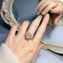 Carica l&#39;immagine nel visualizzatore di Gallery, 925 Silver 9*13mm White G High Carbon Diamond Rings for Women Wedding Fine Jewelry Gifts x09