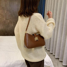 Load image into Gallery viewer, PU Leather Shoulder Bags For Women Fashion Lock Handbags Small Purse l59 - www.eufashionbags.com