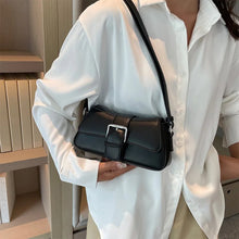 画像をギャラリービューアに読み込む, Solid color Leather Crossbody Bags For Women Luxury Shoulder Bag Fashion Handbags and Purses