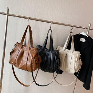 Fashion PU Leather Shoulder Bag Women Designer Retro Handbags Crossbody Bags l32 - www.eufashionbags.com