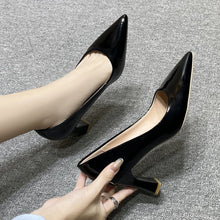 Carica l&#39;immagine nel visualizzatore di Gallery, High Heels Shoes Women Fashion Pointed Toe Office Party Work Dress Pumps Big Size 34-43
