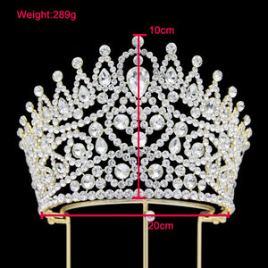 Luxury Crystal Rhinestone Crown Wedding Tiara Bridal Hair Accessories y82