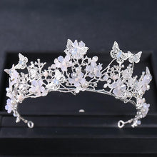 Load image into Gallery viewer, Silver Color Crystal Bridal Tiaras And Crowns Women Wedding Hair Accessories bc120 - www.eufashionbags.com
