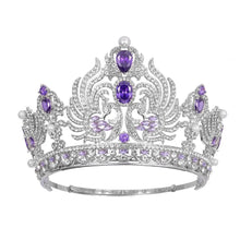 Laden Sie das Bild in den Galerie-Viewer, Luxury Wedding Crown Baroque Zircon Tiaras Headwear Queen Pageant Hair Jewelry y96