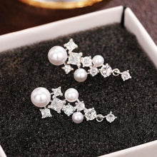 Charger l&#39;image dans la galerie, Simulated Pearl Cubic Zirconia Earrings for Women hr167 - www.eufashionbags.com
