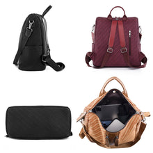 Carica l&#39;immagine nel visualizzatore di Gallery, Fashion Women High Quality Leather Backpacks Travel Shoulder Bag Mochilas Feminina School Bags a73