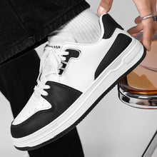 Cargar imagen en el visor de la galería, Platform Sneakers for Men Low-cut Lace-up Jogging Shoes Big Size 47 Men&#39;s Breathable Shoes