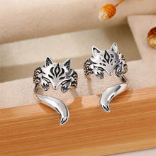 Load image into Gallery viewer, New Fox Shape Clip Earrings for Women Antique Silver Color Ear Cuff Earrings t76