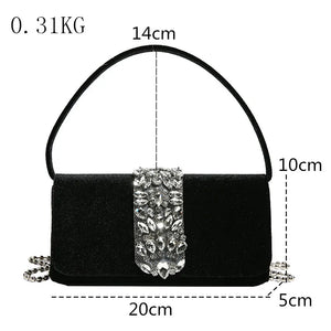 2024 Luxury Designer Women Evening Clutch Wool cloth Chic Handbags a143