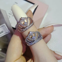 画像をギャラリービューアに読み込む, Fashion Tredy Creative Promise Engagement Ring for Women Valentine&#39;s Day Gift n28