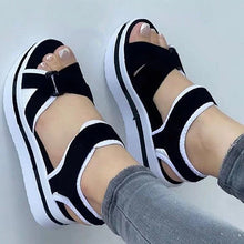 Cargar imagen en el visor de la galería, New Summer Women Heels Sandals Soft Platform Wedges Shoes Footwear