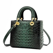 Carica l&#39;immagine nel visualizzatore di Gallery, High Quality Luxury Designer Leather Handbags Shoulder Bag For Women Hand Bag Crocodile Totes Purses