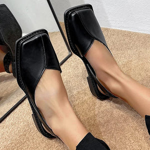 Summer Shoes For Women Heels Sandals 2024 New Slip On Summer Sandals Heeled Zapatos Mujeres Trend Footwear