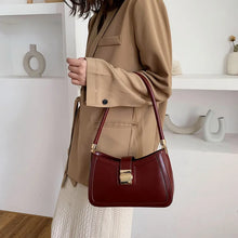 画像をギャラリービューアに読み込む, Luxury Brand Pu Leather Shoulder Bags For Women Hit Lock Small Travel Purse z89