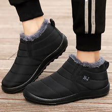 Load image into Gallery viewer, Men Waterproof Winter Boots Slip On Ankle Boots Keep Warm Snow Shoes