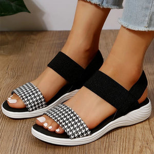 Women Sandals Soft Low Heels Sandalias Mujer 2024 Mix Color Summer Shoes For Women Summer Sandals Summer Footwear