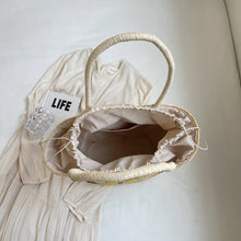 Laden Sie das Bild in den Galerie-Viewer, Sweet Design Weave Straw Shoulder Bags for Women 2024 Summer Fashion Small Tote Bags