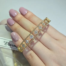 画像をギャラリービューアに読み込む, Trendy Gold/silver Color Bracelet Bangle for Women Valentine&#39;s Day Gift n20