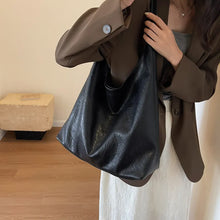 Load image into Gallery viewer, 2 Pcs/set Retro Fashion Leather Tote Bag for Women Large Shoulder Bag z85