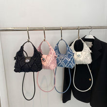Load image into Gallery viewer, Trendy Small Women Hobo Purse Soft Fabric Shoulder Crossbody Bags l01 - www.eufashionbags.com