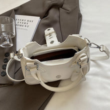 Charger l&#39;image dans la galerie, Belt Design Small PU Leather Shoulder Bag for Women 2024 Y2K Fashion Handbags and Purses Female Crossbody Bags