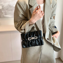 Charger l&#39;image dans la galerie, Fold Design Small Crossbody Bags for Women 2024 Y2K Luxury Designer Fashion Handbags Bow Shoulder Bag