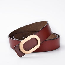 Load image into Gallery viewer, Luxury Needle Hole Adjustable Belt Buckle Fashion Leather Jeans Belts - www.eufashionbags.com
