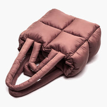 画像をギャラリービューアに読み込む, Soft Cotton Winter Shoulder Bag Soft Tote Large Quilted Top-handle Purse q31