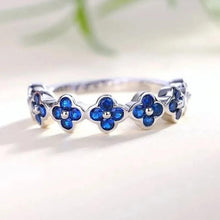 Load image into Gallery viewer, Blue Flowers Finger Rings for Women Daily Wear Fashion Rings - www.eufashionbags.com