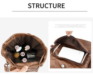 Fashion Rivets Backpacks for Women Travel Shoulder Bags n15 - www.eufashionbags.com