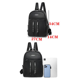 Ladies Travel Bags Fashion Backpacks Female High Quality Leather Bagpack For Women Rucksacks Large Capacity School Bag Mochilas