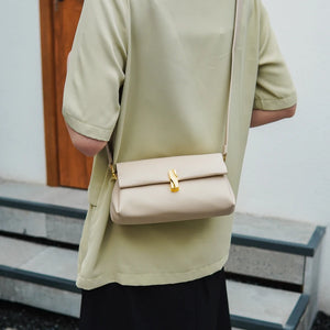 Fashion Small Flap Crossbody Bag for Women Trendy Solid Color Handbags Tote Purse e05