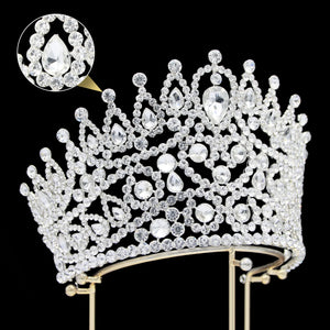 Luxury Crystal Rhinestone Crown Wedding Tiara Bridal Hair Accessories y82