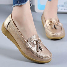 Charger l&#39;image dans la galerie, Women Soft Leather Loafers Casual Shoes Slip On Sports Shoes - www.eufashionbags.com