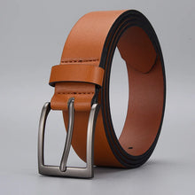 画像をギャラリービューアに読み込む, Classic Men PU Leather Brown Belts Luxury Designer Pin Buckle Waist Strap Belt