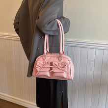 Laden Sie das Bild in den Galerie-Viewer, Ribbon Design Small Double Pockets Shoulder Bags for Women 2024 New Fashion Trend Designer Bag