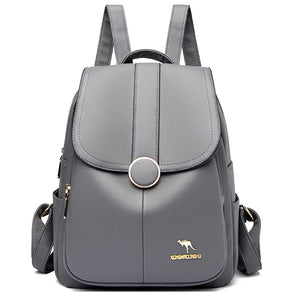 Women Large Backpack Purses High Quality Leather Vintage Bag School Bags Travel Bagpack Bookbag Rucksack